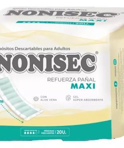 Nonisec refuerza pañal Maxi x 20 (bulto x6)-11130