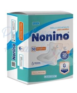 Nonino pañal recto G x 50 (bulto x 2) -0101003